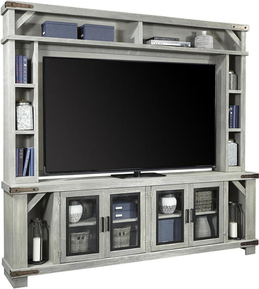 Aspenhome Sawyer 98"Console and Hutch in Lighthouse Grey image