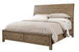 Aspenhome Tildon Queen Sleigh Storage Bed in Mink image