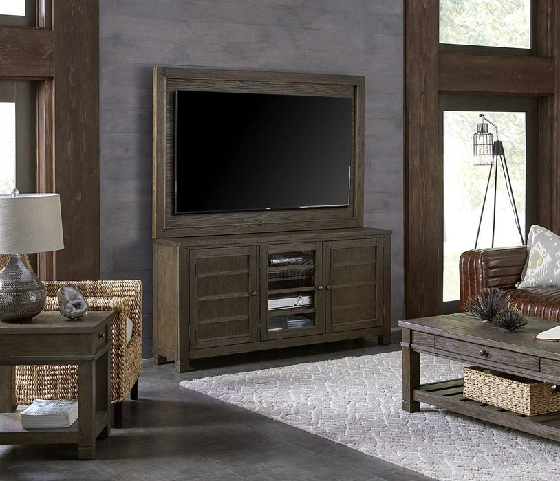 Aspenhome Tucker 66" Console with TV Backer in Bark