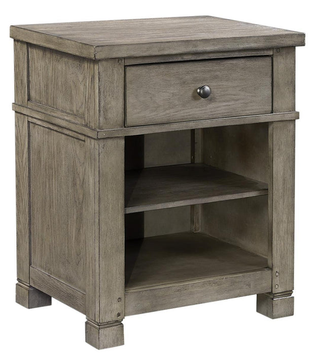 Aspenhome Tucker One Drawer Nightstand in Stone image