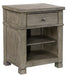 Aspenhome Tucker One Drawer Nightstand in Stone image