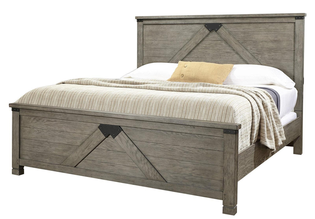 Aspenhome Tucker California King Panel Bed in Stone image