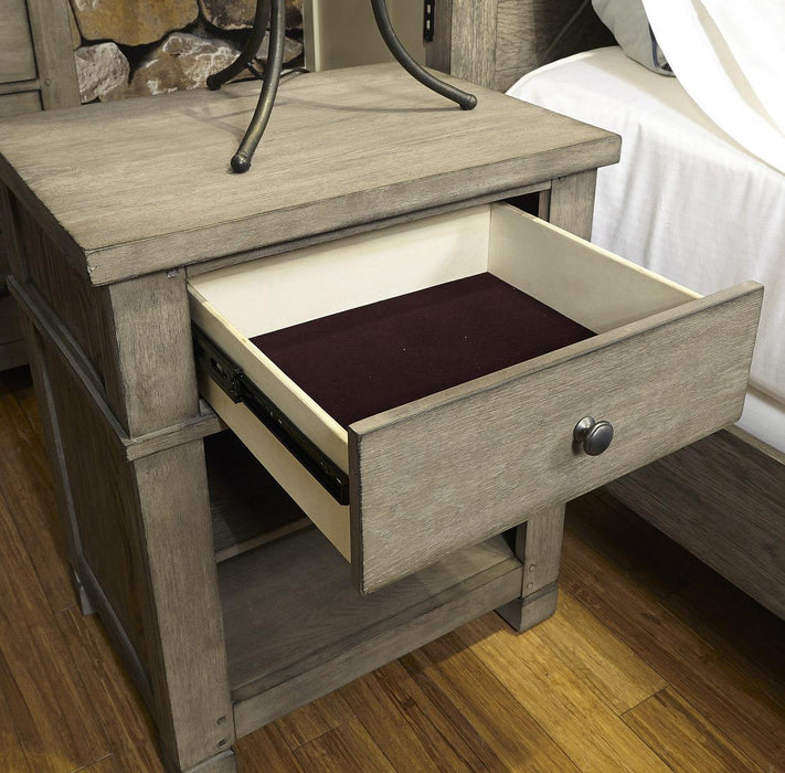 Aspenhome Tucker One Drawer Nightstand in Stone