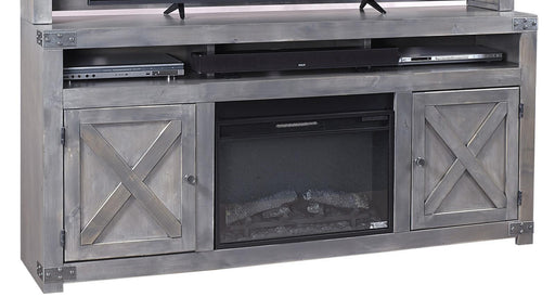 Aspenhome Urban Farmhouse 72" Fireplace Console in Grey image