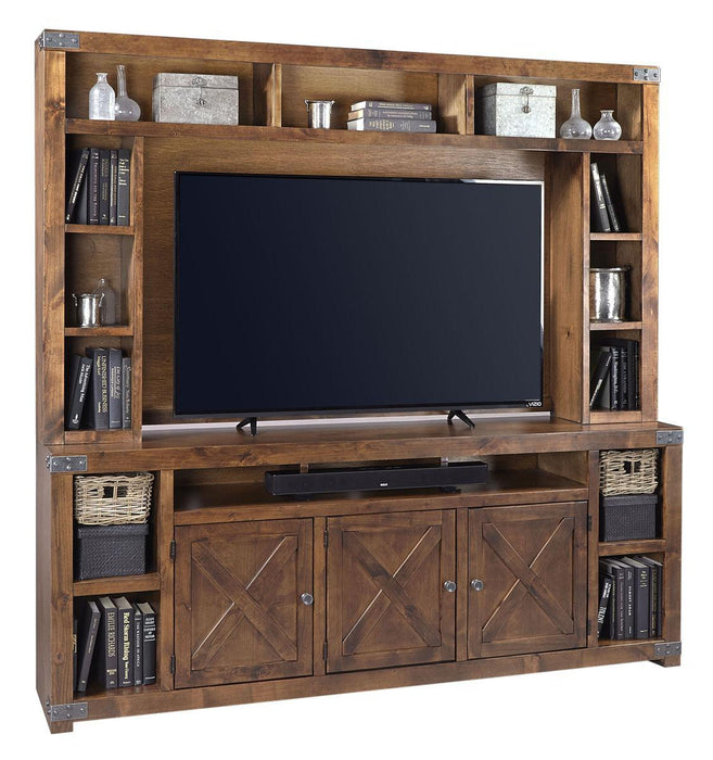 Aspenhome Urban Farmhouse 84" Console in Fruitwood