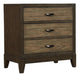 Aspenhome Westlake 3 Drawer Nightstand in Portobello image