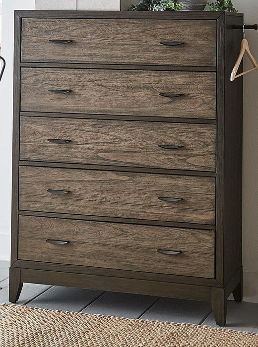 Aspenhome Westlake 5 Drawer Chest in Portobello