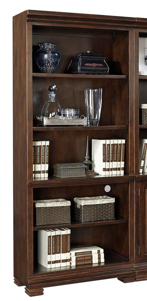 Aspenhome Weston Open Bookcase in Brown image