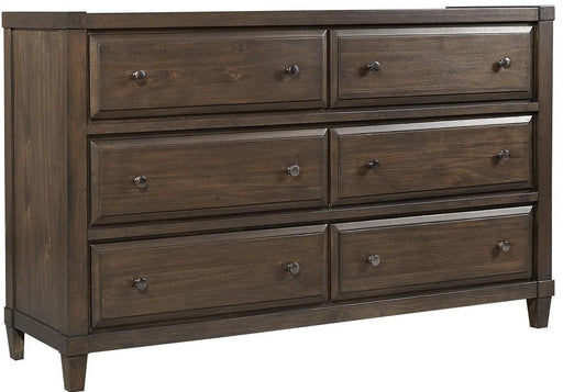 Asphenhome Easton 6 Drawer Dresser in Burnt Umber image