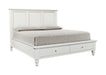 Aspenhome Cambridge Queen Panel Storage Bed in White image