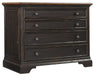 Aspenhome Hampton Combo File in Black Cherry image