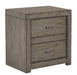 Aspenhome Modern Loft 2 Drawer Nightstand in Greystone image