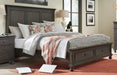 Aspenhome Oxford Queen Panel Storage Bed in Peppercorn image