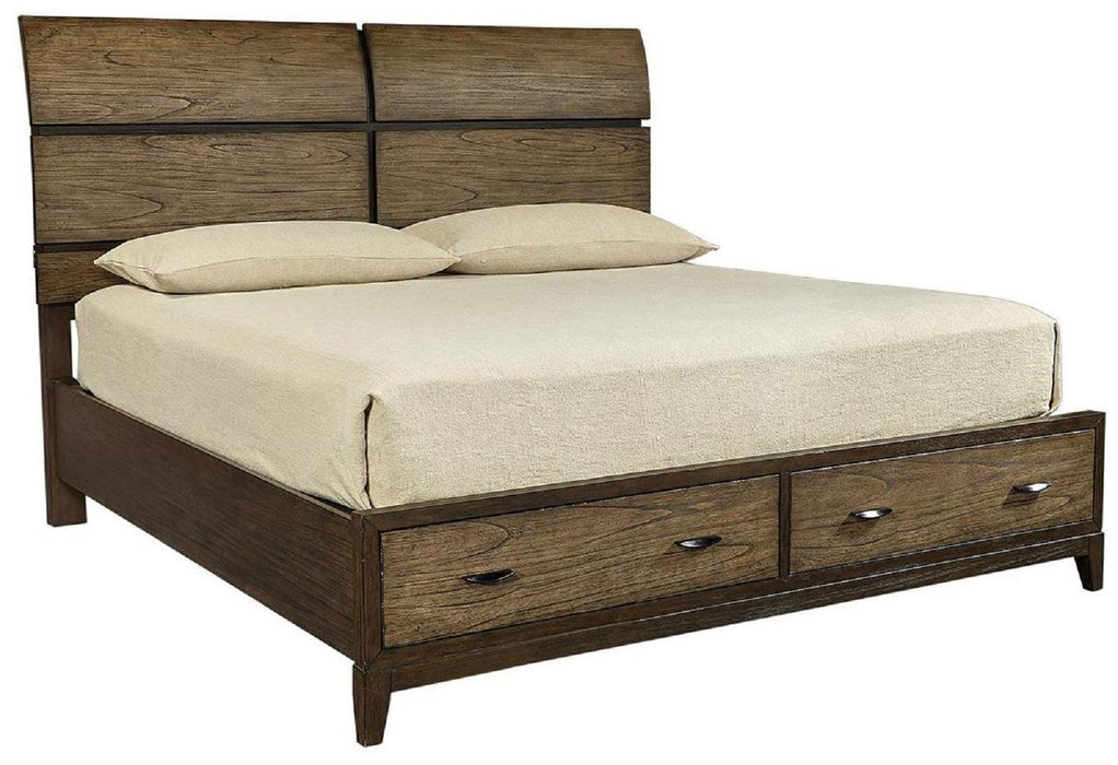 Aspenhome Westlake California King Sleigh Storage Bed in Portobello image