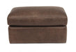 Flexsteel Latitudes Hawkins Leather Ottoman image