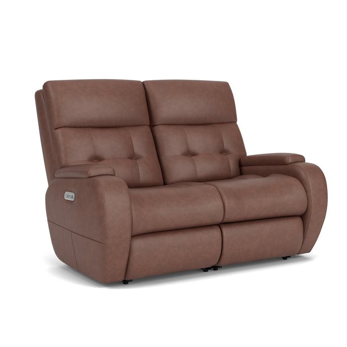 Strait B3906-60H Power Reclining Loveseat with Power Headrests