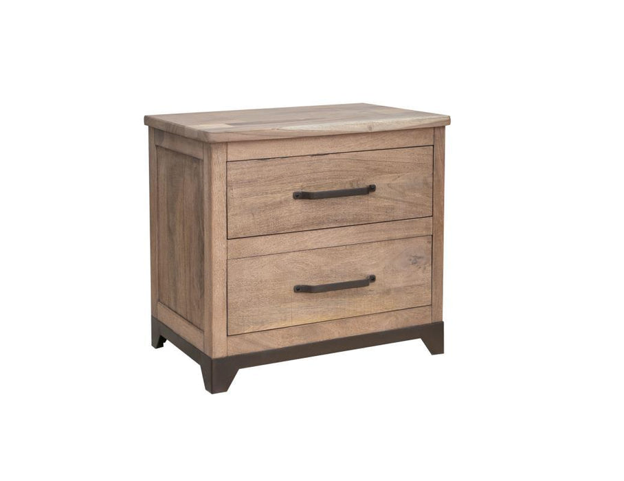 Natural Parota 2 Drawers, Nightstand image