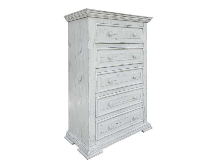 Terra White 5 Drawer Chest image