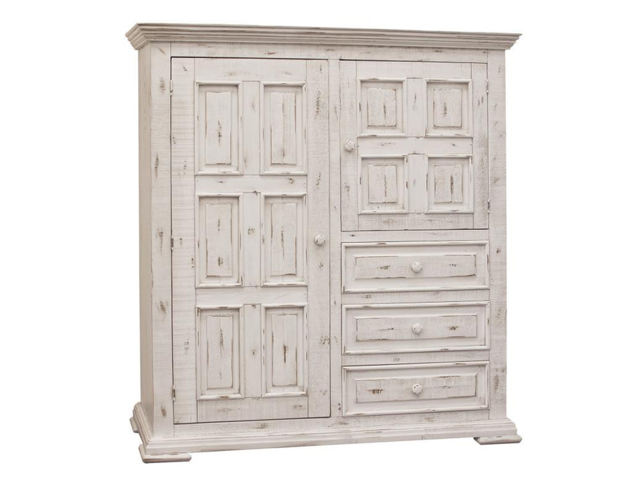 Terra White 3 Drawer, 2 Door Gentleman’s Chest image