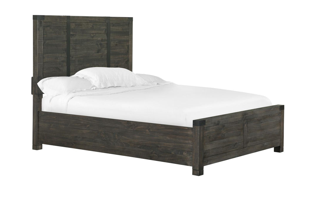 Magnussen Abington Queen Panel Bed in Weathered Charcoal