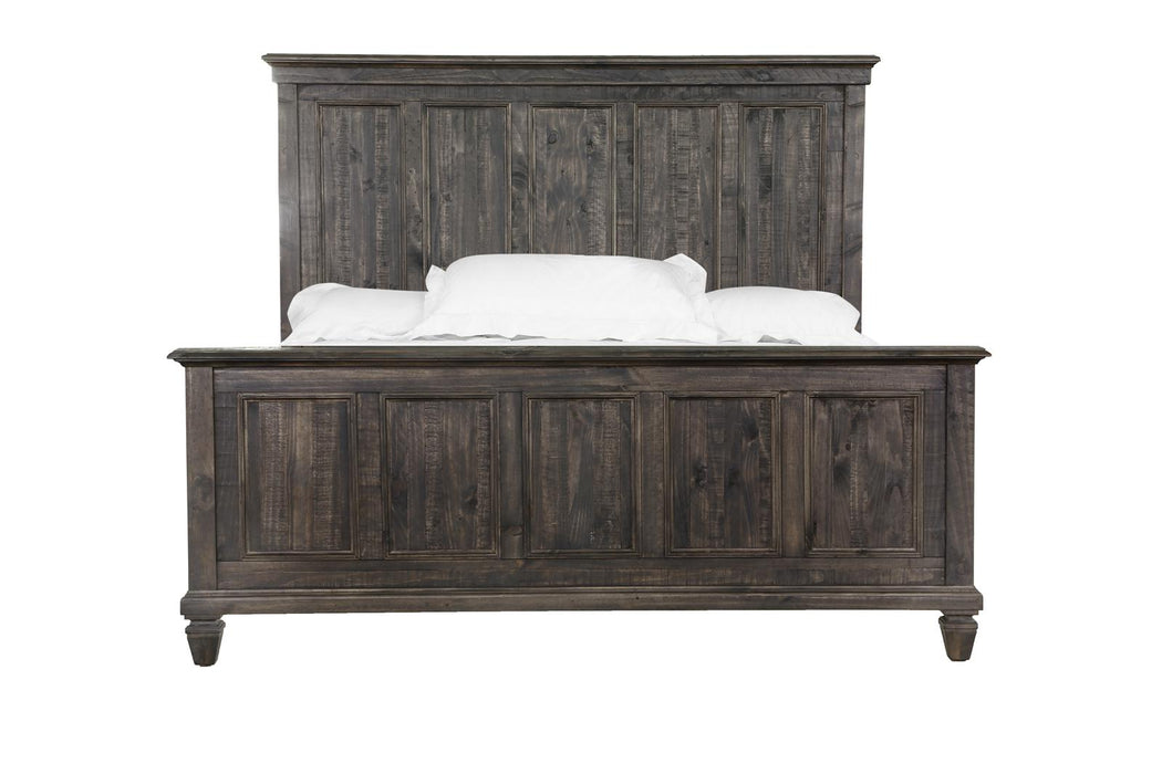 Magnussen Calistoga Queen Panel Bed in Weathered Charcoal