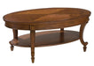 Magnussen Furniture Aidan Wood Oval Cocktail Table in Cinnamon image