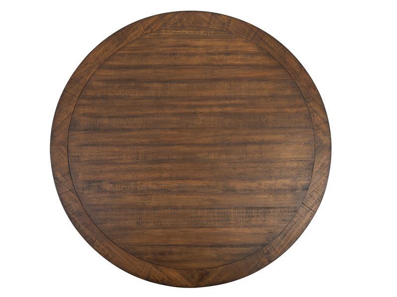 Magnussen Furniture Bay Creek 52" Round Dining Table in Toasted Nutmeg