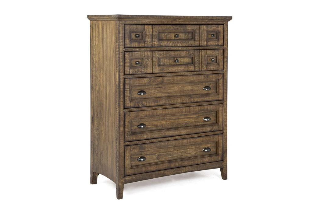 Magnussen Furniture Bay Creek Drawer Chest in Toasted Nutmeg