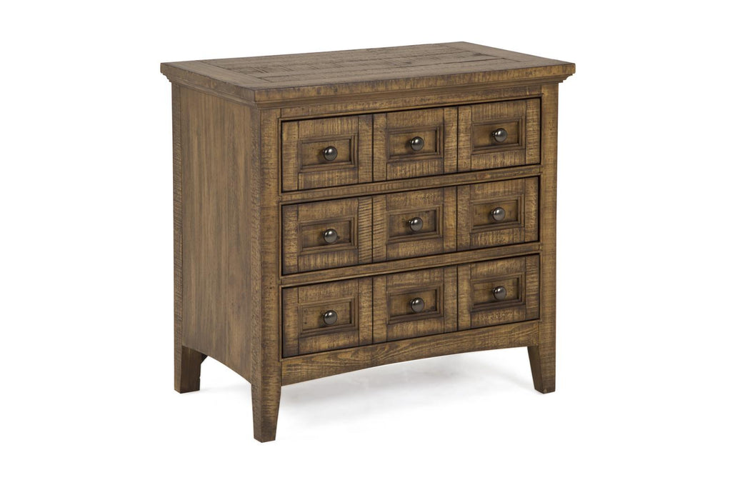 Magnussen Furniture Bay Creek Drawer Nightstand in Toasted Nutmeg