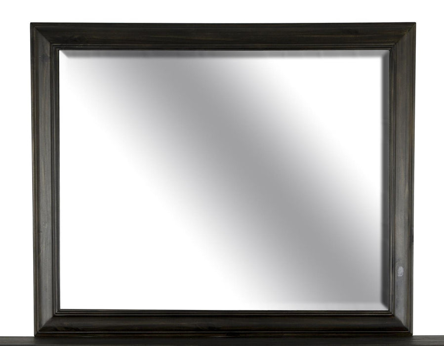 Magnussen Furniture Bellamy Landscape Mirror in Peppercorn image