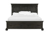 Magnussen Furniture Bellamy Queen Panel Storage Bed in Peppercorn image