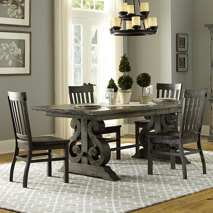 Magnussen Furniture Bellamy Rectangular Dining Table in Peppercorn