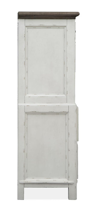 Magnussen Furniture Bellevue Manor Chest in Weathered Shutter White