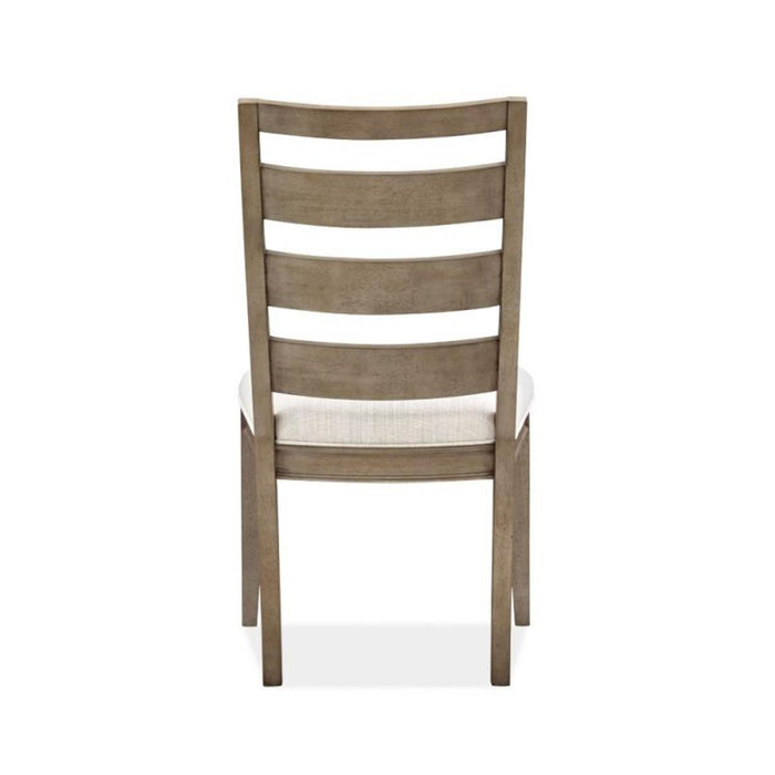 Magnussen Furniture Bellevue Manor Dining Side Chair in White Weathered Shutter