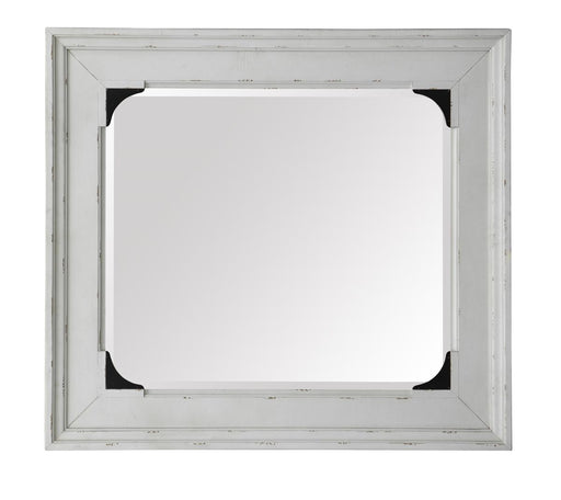 Magnussen Furniture Bellevue Manor Mirror in Weathered Shutter White image