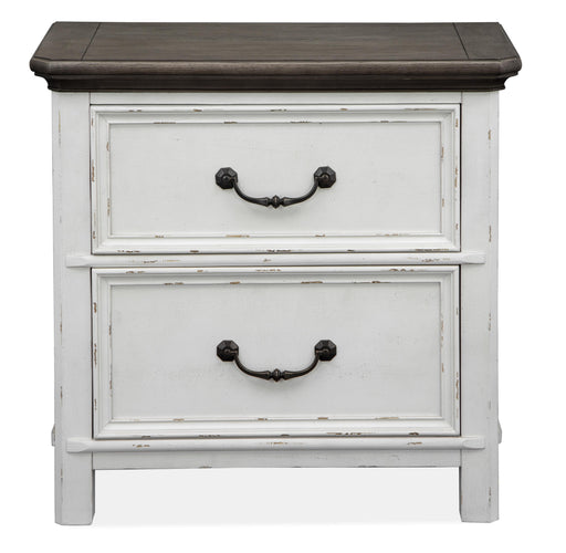 Magnussen Furniture Bellevue Manor Nightstand in Weathered Shutter White image