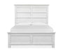 Magnussen Furniture Bellevue Manor Queen Panel Bed in Weathered Shutter White image