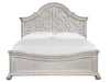 Magnussen Furniture Bronwyn California King Shaped Panel Bed in Alabaster image