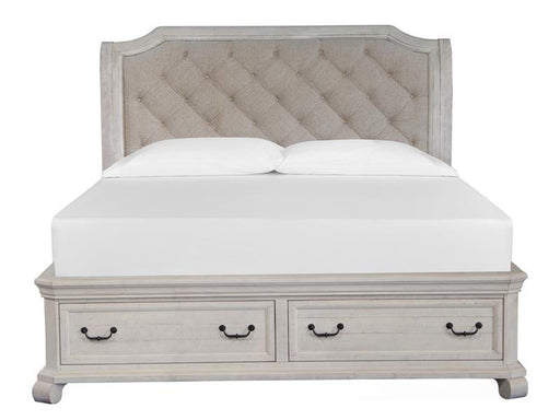 Magnussen Furniture Bronwyn California King Sleigh Storage Bed in Alabaster image