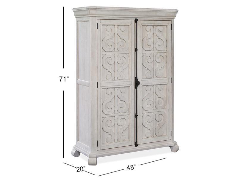 Magnussen Furniture Bronwyn Door Chest in Alabaster