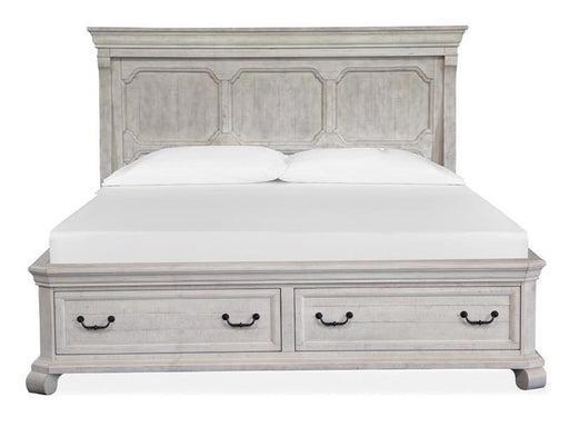 Magnussen Furniture Bronwyn King Panel Storage Bed in Alabaster image