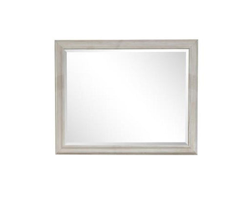 Magnussen Furniture Bronwyn Landscape Mirror in Alabaster image