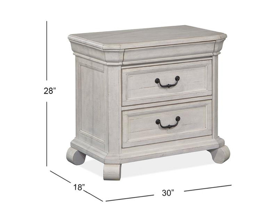 Magnussen Furniture Bronwyn Nightstand in Alabaster