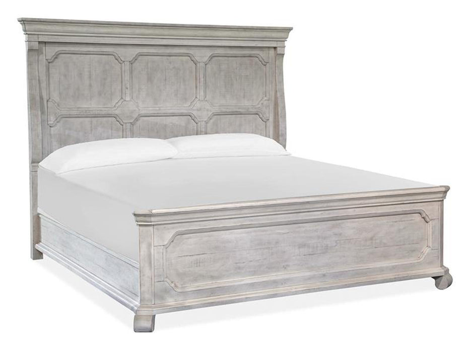 Magnussen Furniture Bronwyn Queen Panel Bed in Alabaster image