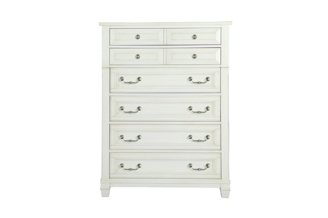 Magnussen Furniture Brookfield Drawer Chest in Cotton White image