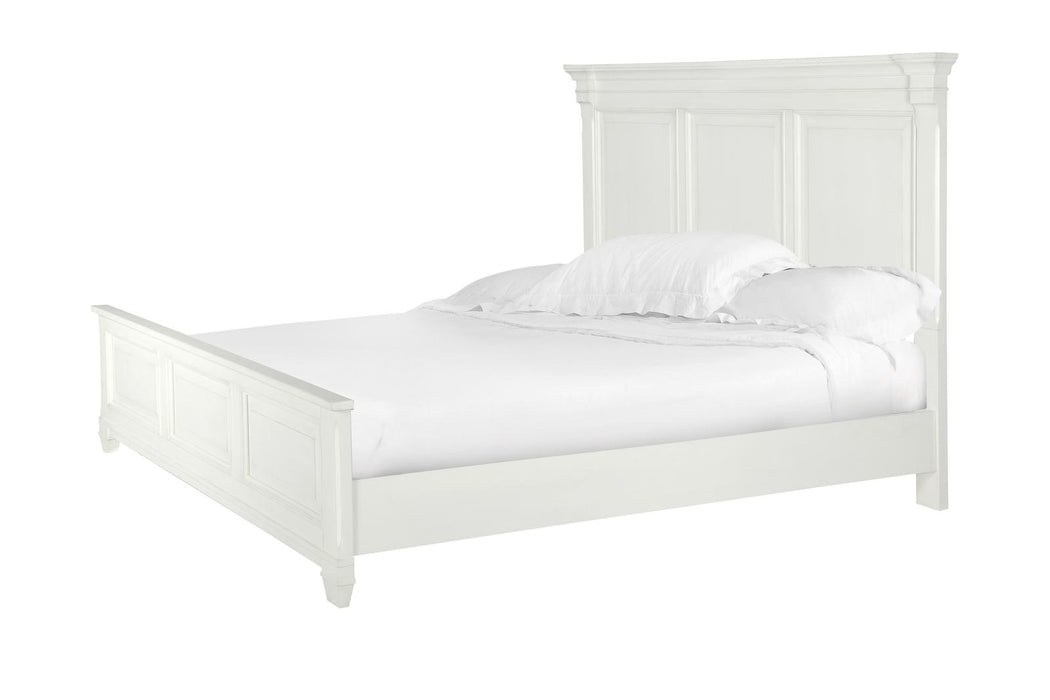 Magnussen Furniture Brookfield Queen Panel Bed in Cotton White