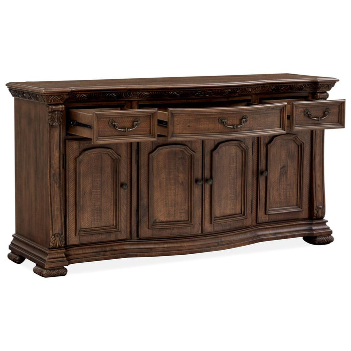 Magnussen Furniture Durango Buffet in Willadeene Brown