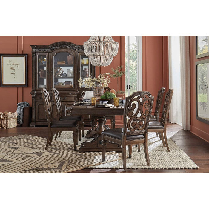 Magnussen Furniture Durango Buffet with Hutch in Willadeene Brown