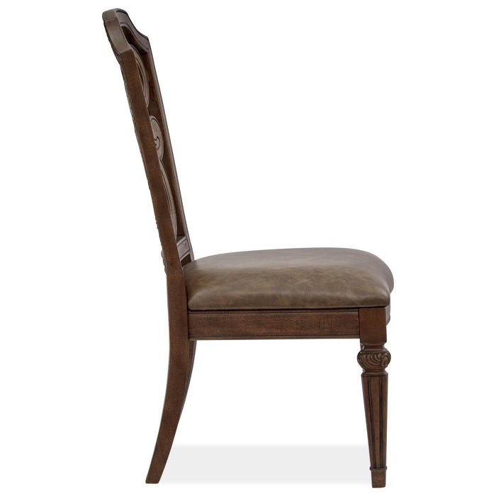 Magnussen Furniture Durango Dining Side Chair in Willadeene Brown