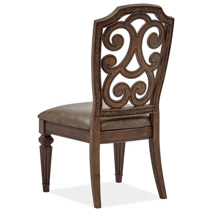 Magnussen Furniture Durango Dining Side Chair in Willadeene Brown